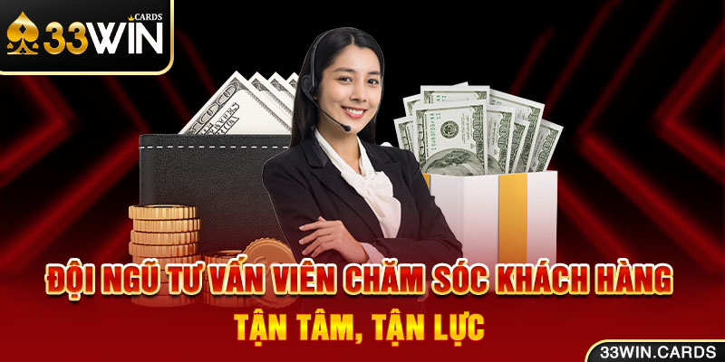 Đội ngũ tư vấn viên chăm sóc khách hàng tận tâm, tận lực